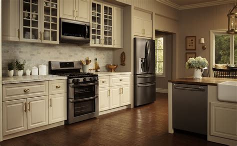 kitchen cabinet colors with stainless steel appliances|best stainless steel cabinet colors.